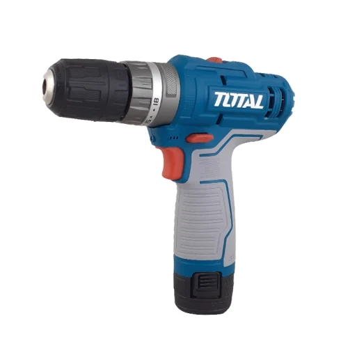 دریل پیچ گوشتی چکشی شارژی توتال 12 ولت مدل TDLI12202 دو باتری
